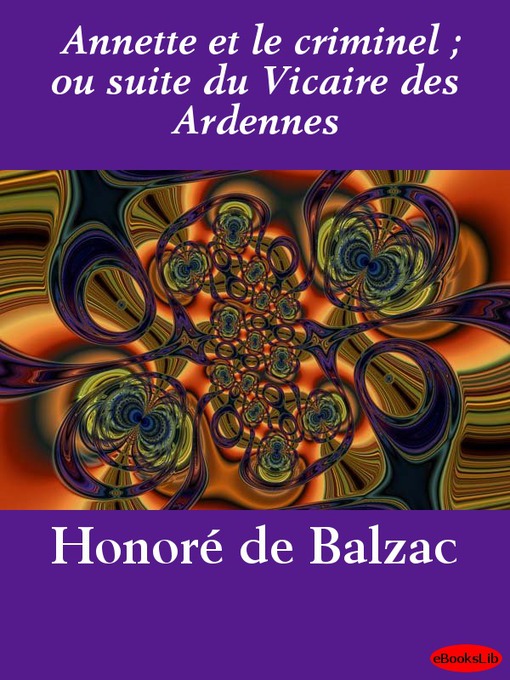 Annette et le criminel; ou suite du Vicaire des Ardennes (eBook)